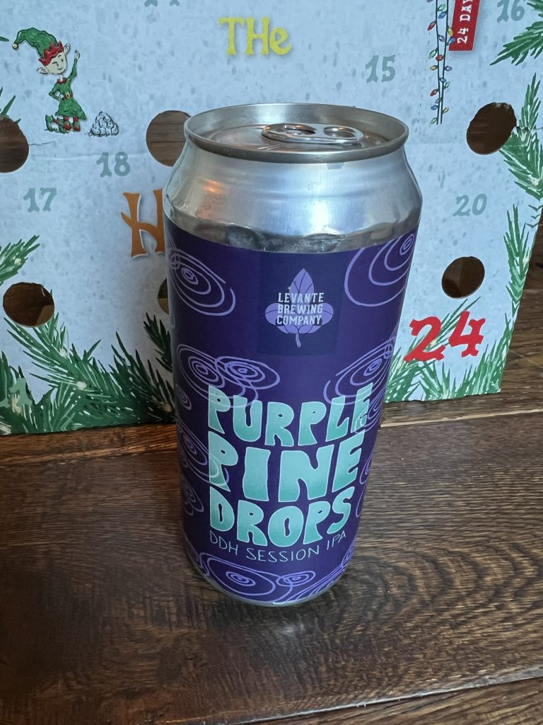 Day 19 – Purple Pine Drops